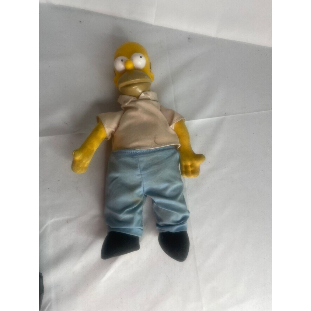 Vintage 1990 The Simpsons Plush Dolls BURGER King Homer DOH!